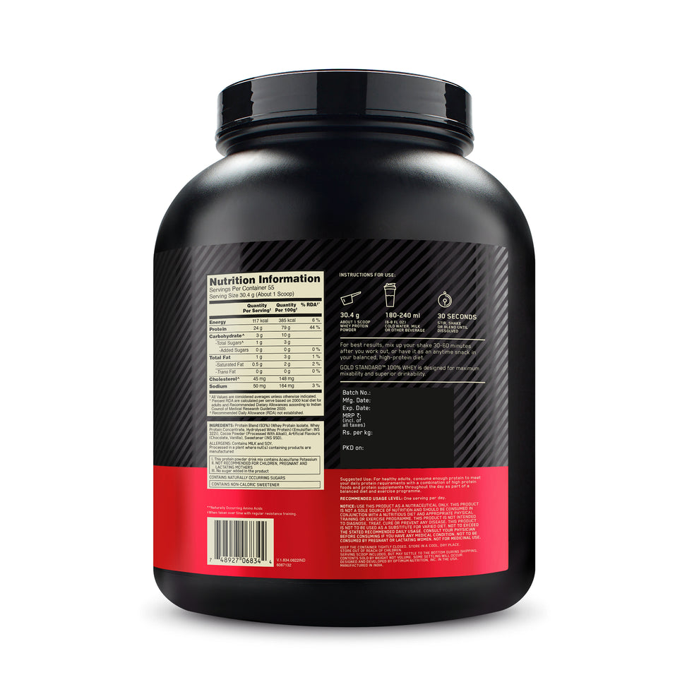 OPTIMUM NUTRITION GOLD STANDARD 100% WHEY PROTEIN