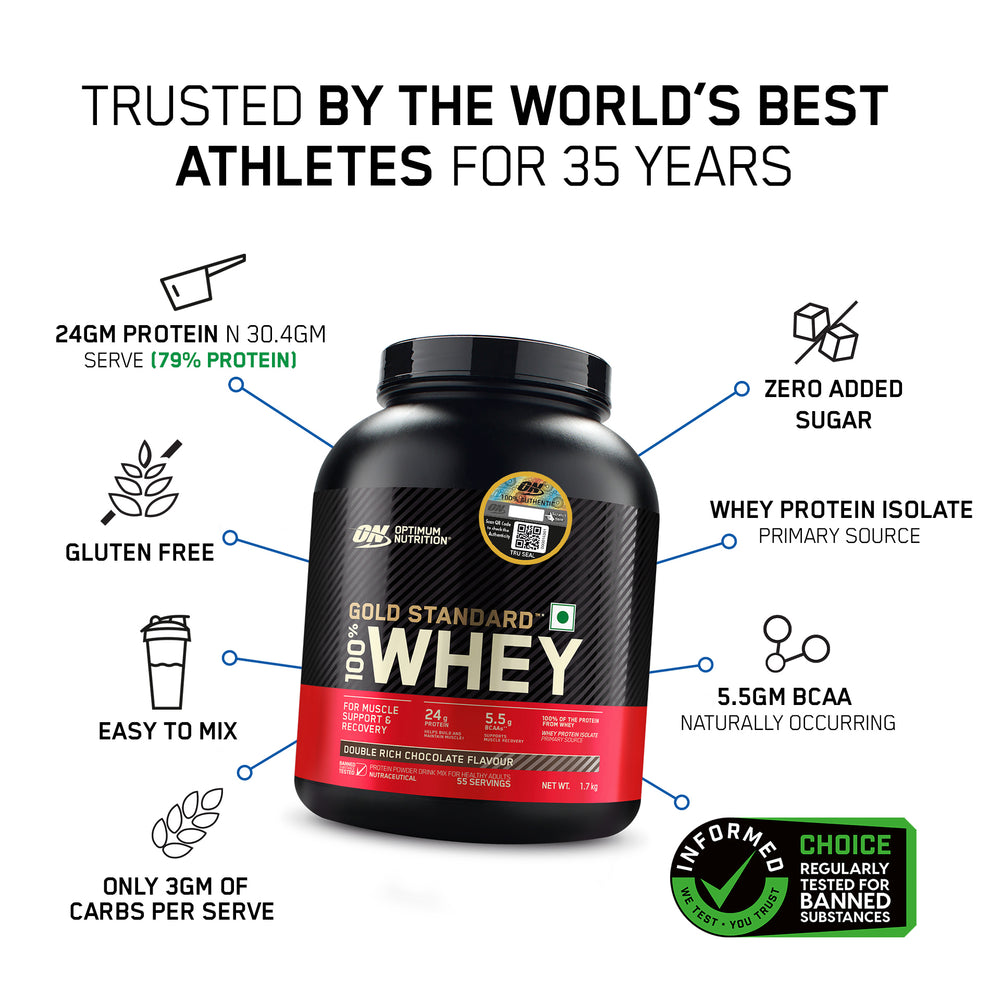 OPTIMUM NUTRITION GOLD STANDARD 100% WHEY PROTEIN